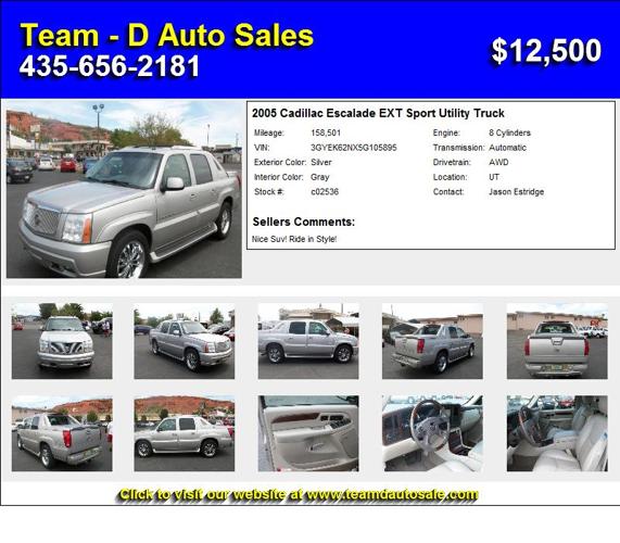 2005 Cadillac Escalade EXT Sport Utility Truck - Great Deals On Used Cars