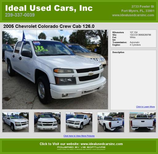 2005 Chevrolet Colorado Crew Cab 126.0