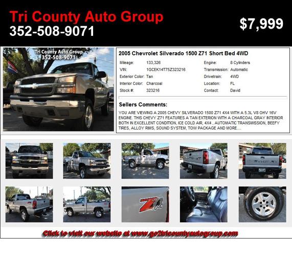 2005 Chevrolet Silverado 1500 Z71 Short Bed 4WD - Your Search Stops Here