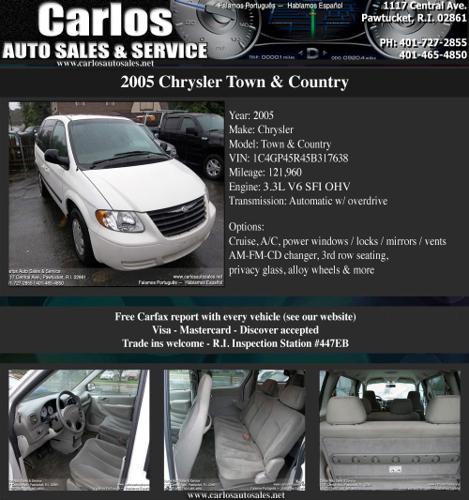 ?? 2005 Chrysler Town & Country --- Dual Side Doors -- Third Row Seating & More