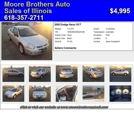 2005 Dodge Neon SXT - Affordable Car Lot