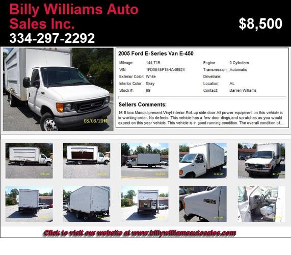 2005 Ford E-Series Van E-450 - This is the one