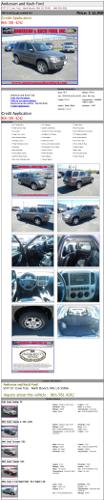 2005 ford escape limited 4x4 2-48726 awd