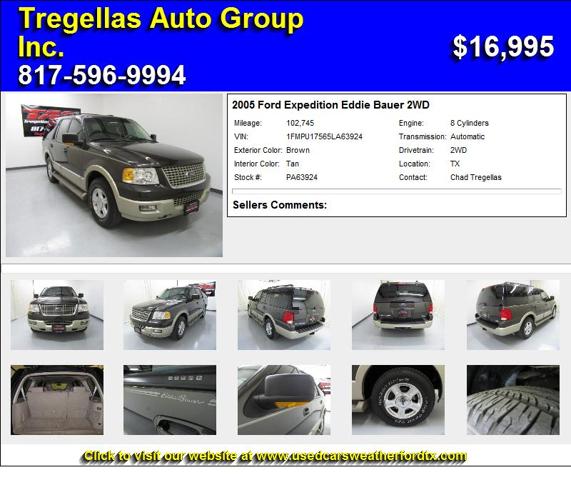2005 Ford Expedition Eddie Bauer 2WD - Buy Me