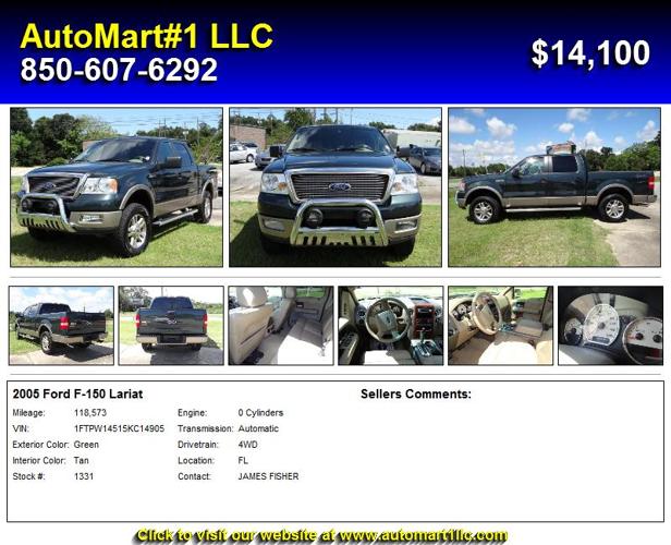 2005 Ford F-150 Lariat - Call Now