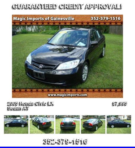 2005 Honda Civic LX Sedan AT - Used Cars Great Prices