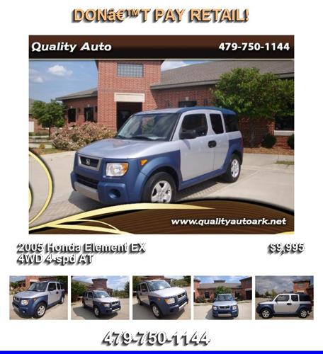 2005 Honda Element EX 4WD 4-spd AT - You will be Satisfied