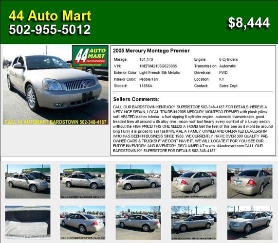 2005 Mercury Montego Premier - Buy Me