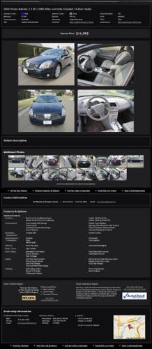 2005 Nissan Maxima 3.5 Se ( 3000 Miles Warranty Included )