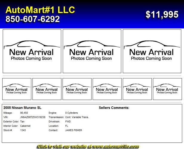 2005 Nissan Murano SL - Your Search is Over