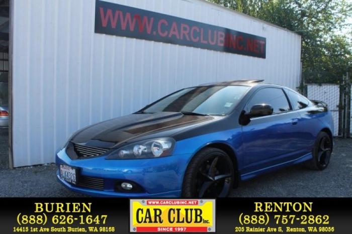 2006 Acura Rsx Types 6spd Mt Leather