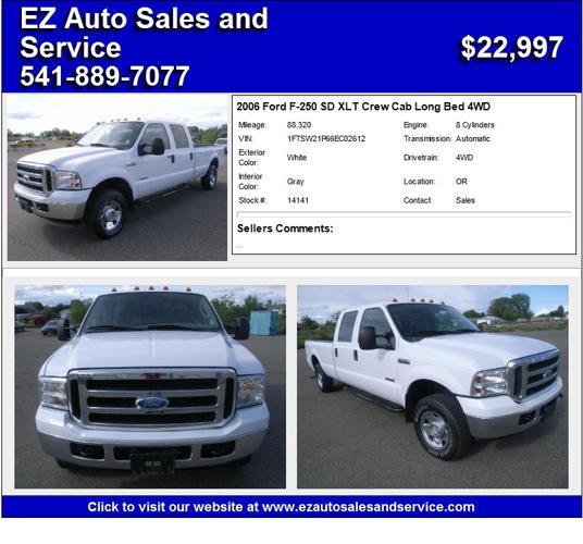 2006 Ford F-250 SD XLT Crew Cab Long Bed 4WD - New Owner Needed