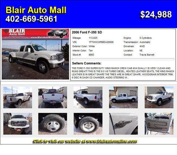 2006 Ford F-350 SD - Needs New Home