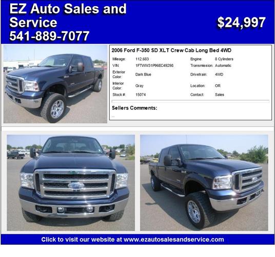 2006 Ford F-350 SD XLT Crew Cab Long Bed 4WD - Your Search is Over