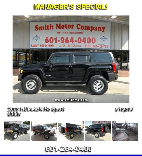 2006 HUMMER H3 Sport Utility - Manager's Special