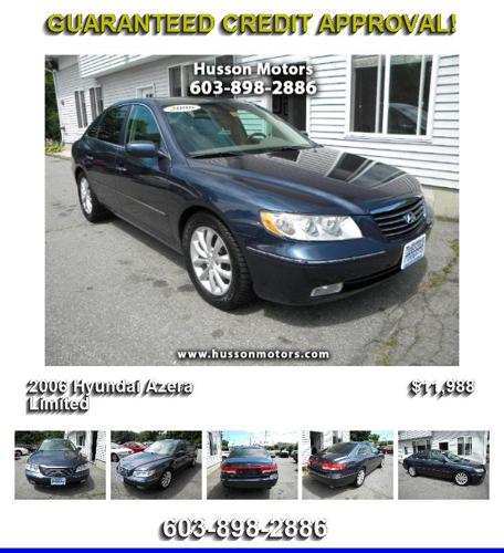2006 Hyundai Azera Limited - Call to Schedule your Test Drive