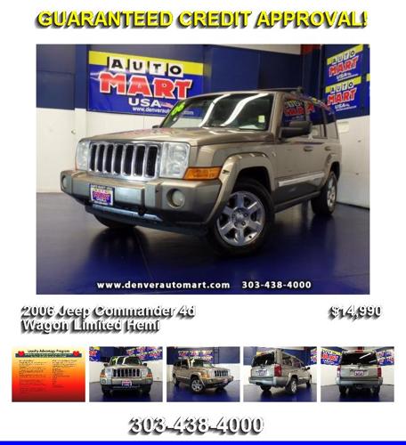 2006 Jeep Commander 4d Wagon Limited Hemi - Priced to Sell