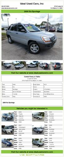 2006 Kia Sportage 4dr Lx V6 Auto Get A Great Deal At Ideal Used Cars