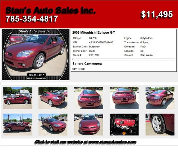 2006 Mitsubishi Eclipse GT - Manager's Special