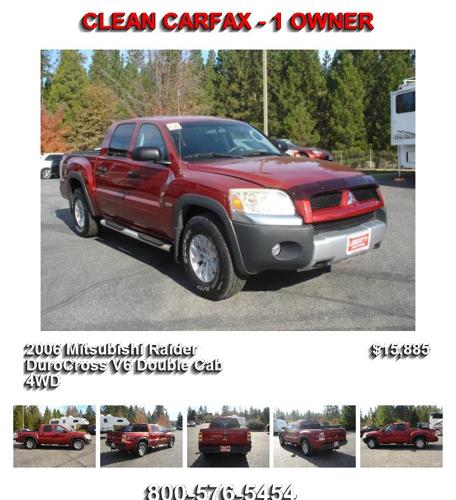 2006 Mitsubishi Raider DuroCross V6 Double Cab 4WD - Need A Affordable Used Car?
