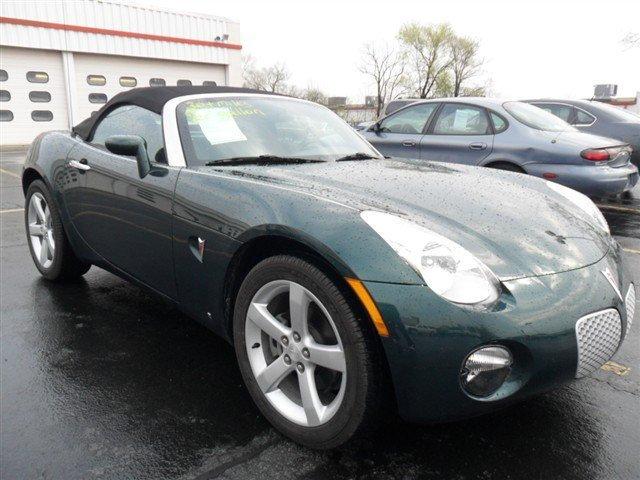 2006 pontiac solstice low mileage 52688 envious emerald green met