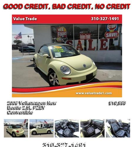 2006 Volkswagen New Beetle 2.5L PZEV Convertible - Hurry In