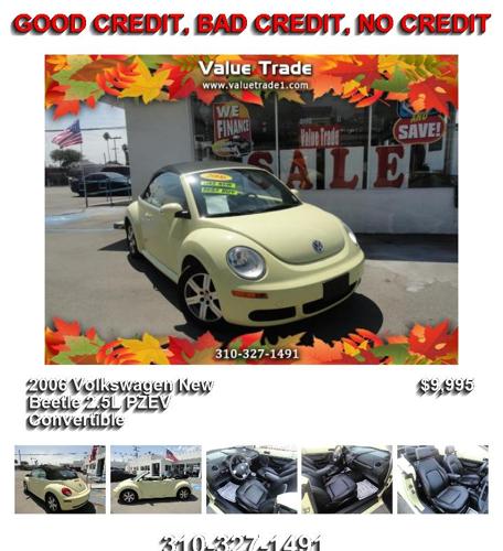 2006 Volkswagen New Beetle 2.5L PZEV Convertible - You will be Amazed