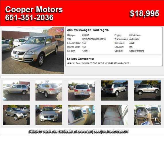 2006 Volkswagen Touareg V6 - Hurry In Today