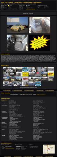 2006 Vw Beetle Convertible Carfax Dealer Guaranteed