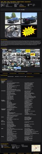 2007 Bmw 750Li Black/Black Carfax Dealer Guaranteed