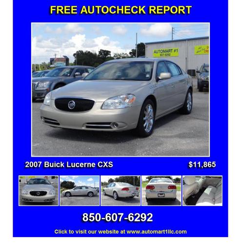 2007 Buick Lucerne CXS - Ready for a new Home