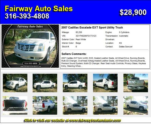 2007 Cadillac Escalade EXT Sport Utility Truck - Stop Shopping and Buy Me