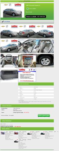 2007 chevrolet impala lt finance available 17196-1 neutral