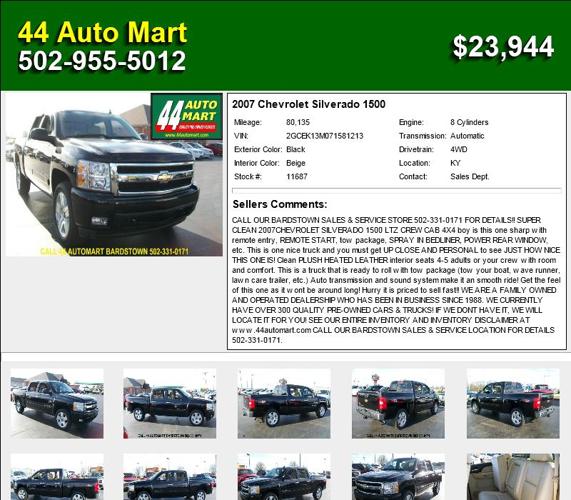 2007 Chevrolet Silverado 1500 - Look No Further