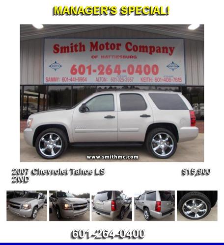 2007 Chevrolet Tahoe LS 2WD - Priced to Sell