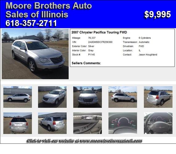 2007 Chrysler Pacifica Touring FWD - Priced to Sell