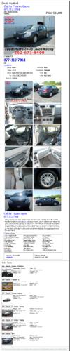 2007 chrysler sebring touring h9291a 69313