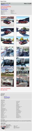 2007 chrysler town and country limited nav 11843 96773