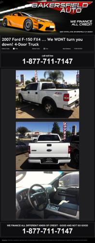 **** 2007 Ford F-150 Fx4 ... We Wont Turn You Down!