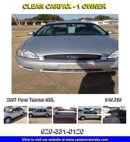 2007 Ford Taurus SEL - Your Search Stops Here