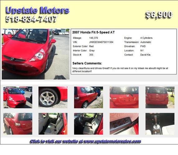 2007 Honda Fit 5-Speed AT - Need A Affordable Used Car?