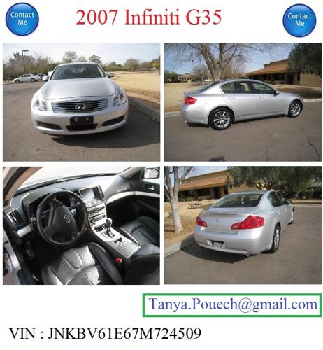 2007 Infiniti G35 -Low Price