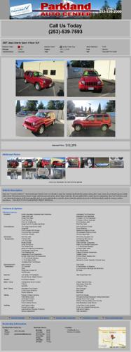2007 Jeep Liberty Sport Big Sale