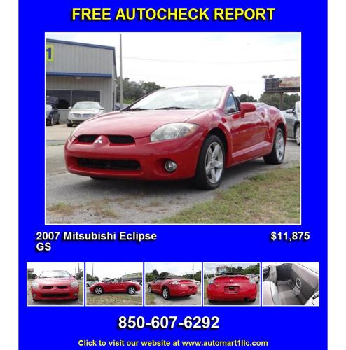 2007 Mitsubishi Eclipse GS - You will be Satisfied