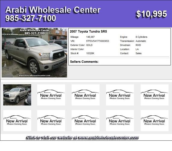 2007 Toyota Tundra SR5 - We Finance You Not Your Past
