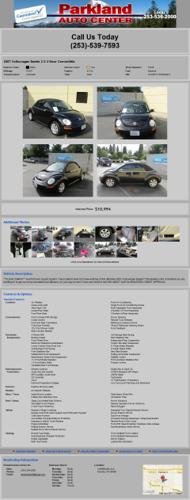 2007 Volkswagen Beetle-New 2.5 Big Sale