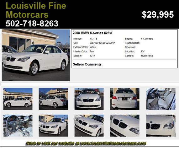 2008 BMW 5-Series 528xi - Needs New Home