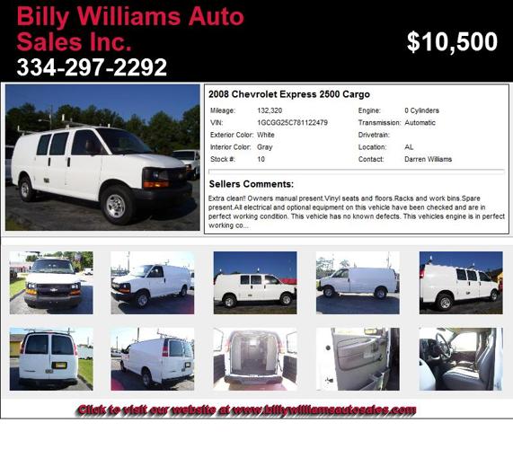 2008 Chevrolet Express 2500 Cargo - This is the one
