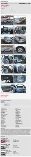 2008 chevrolet impala lt certified 89257705 automatic