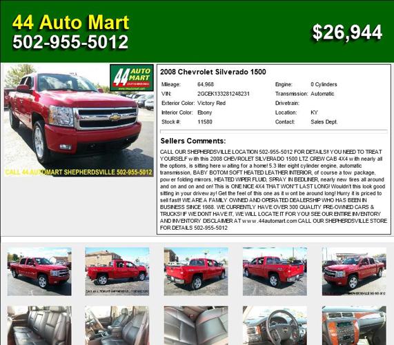 2008 Chevrolet Silverado 1500 - Look No Further